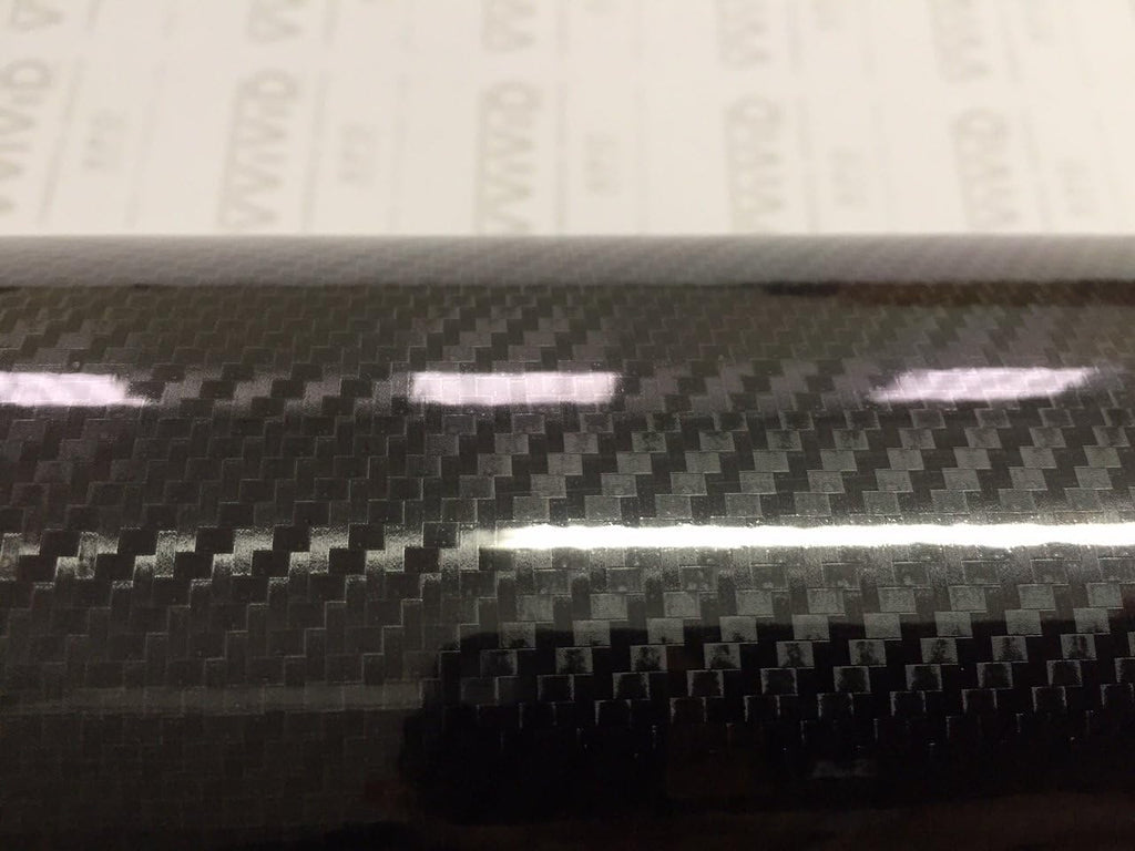 10ft x 5ft Black Carbon Fiber Vinyl Wrap Y138236