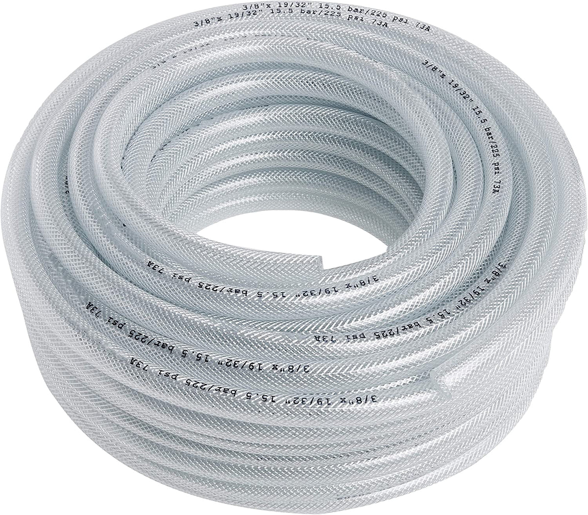100 Ft x 3/8" ID Heavy Duty Clear PVC Tubing M470499