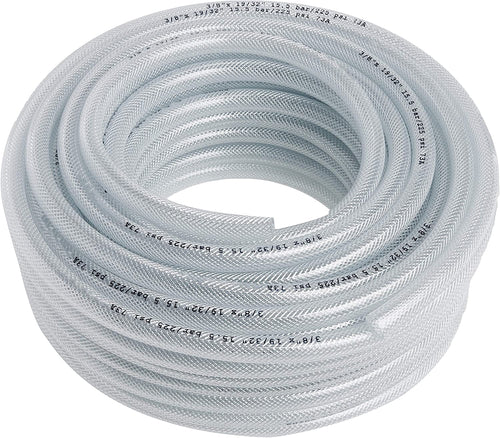 100 Ft x 3/8" ID Heavy Duty Clear PVC Tubing M470499