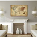 Map Canvas Art - 35 x 47 U79659