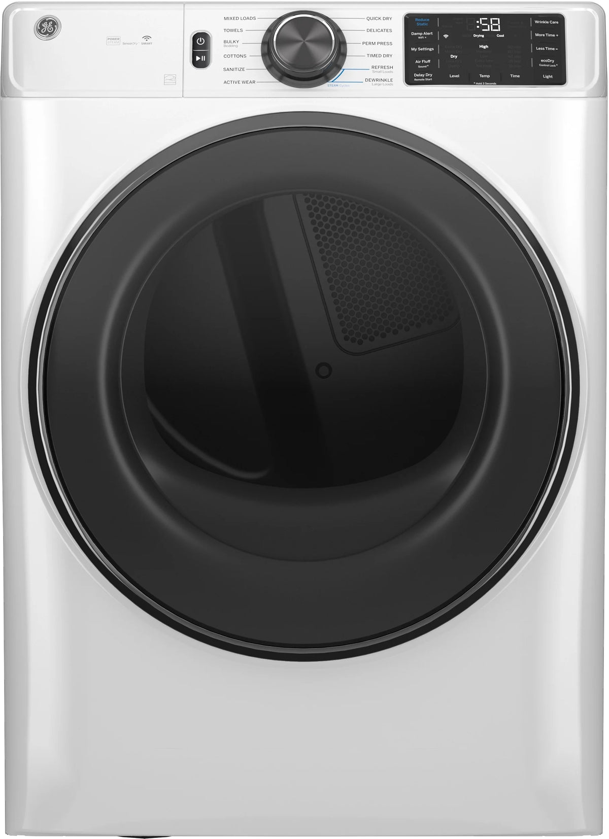 28 Inch Electric Dryer 7.8 CuFt with Steam and Sanitize G769289