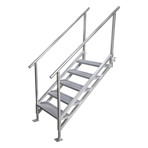 5-Step Dock Stairs with Railing S308