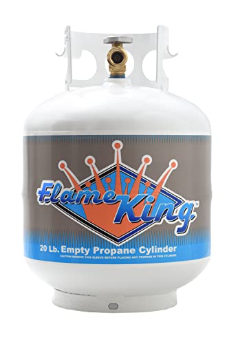 20 Pound Steel Propane Tank Cylinder with Type 1 Valve, White G330