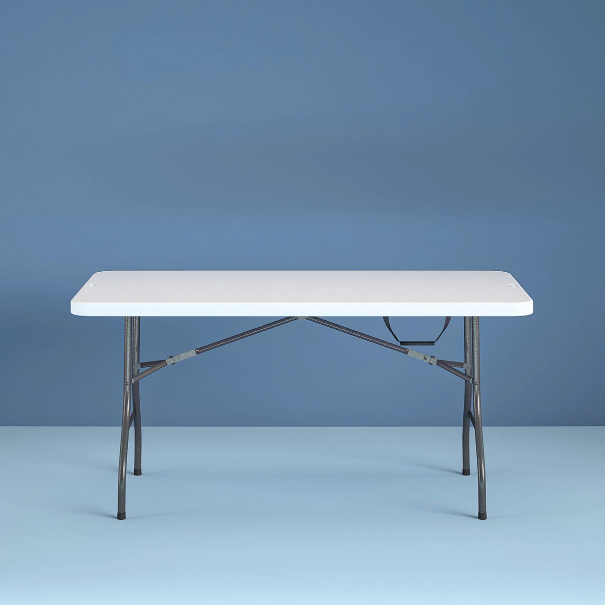 6 Foot Folding Table White Speckle F236