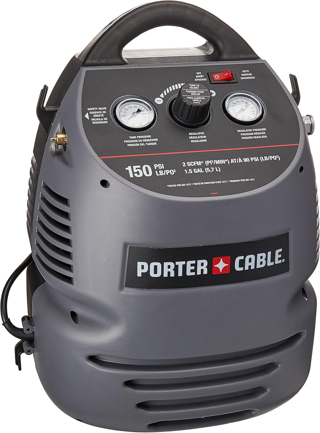 1.5 Gallon Oil-Free Air Compressor Kit with 25-Feet Hose I35132