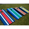Blue Striped Cornhole Set D6266