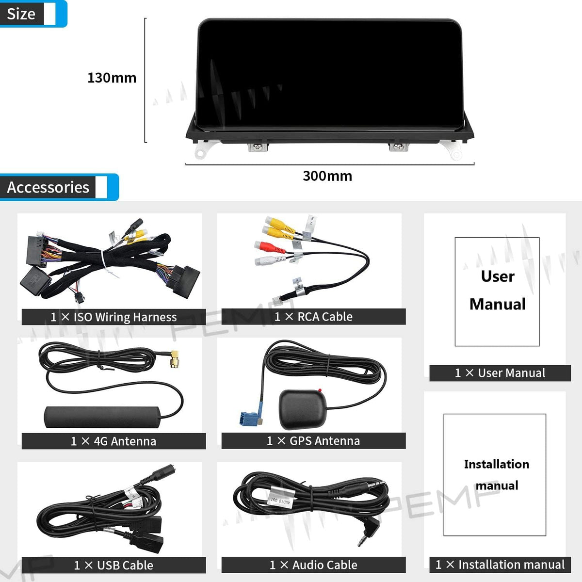 10.25 inch IPS Touch Screen for BMW E70 E71 V81043