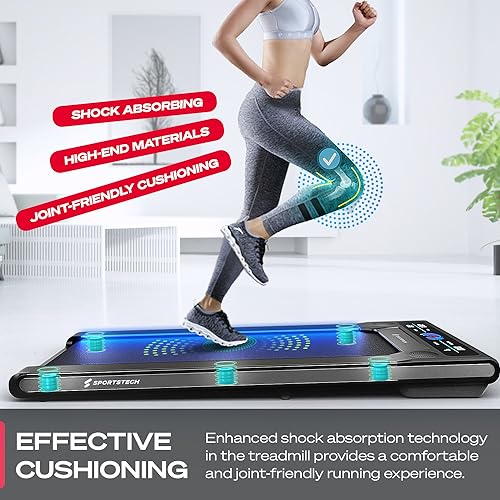 Portable Treadmill 300 lbs Capacity with Remote LED Display I590428