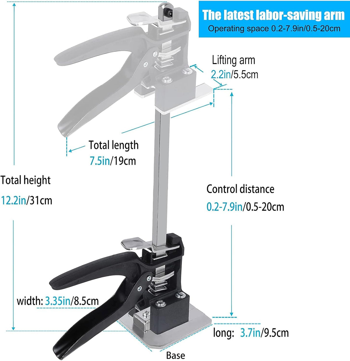 12-Inch Hand Jack Lift Tool 2 Pack J422349