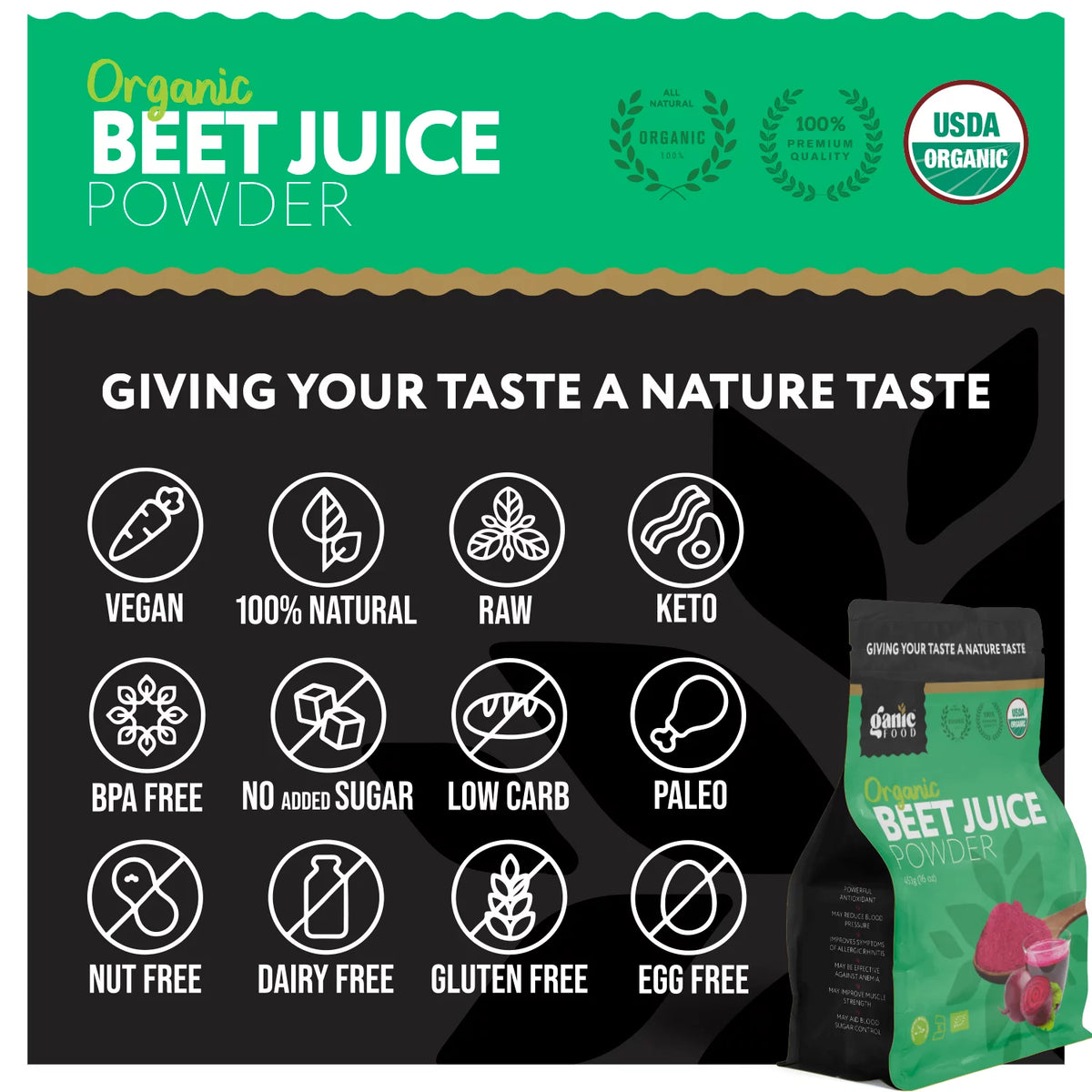 Organic Beet Root Juice Powder G2554