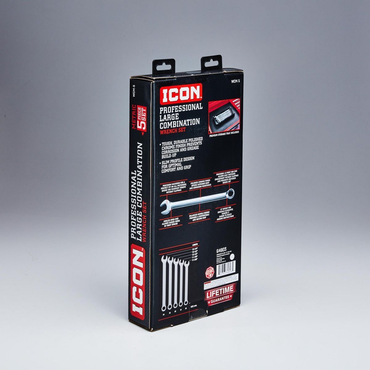 Metric Combination Wrench Set, 5 Piece I568114