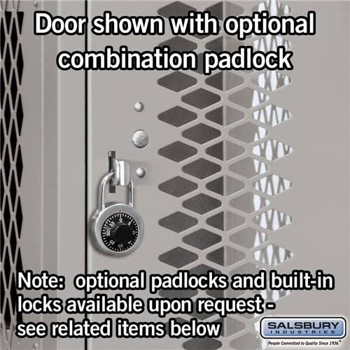 Gray Metal Locker J651498