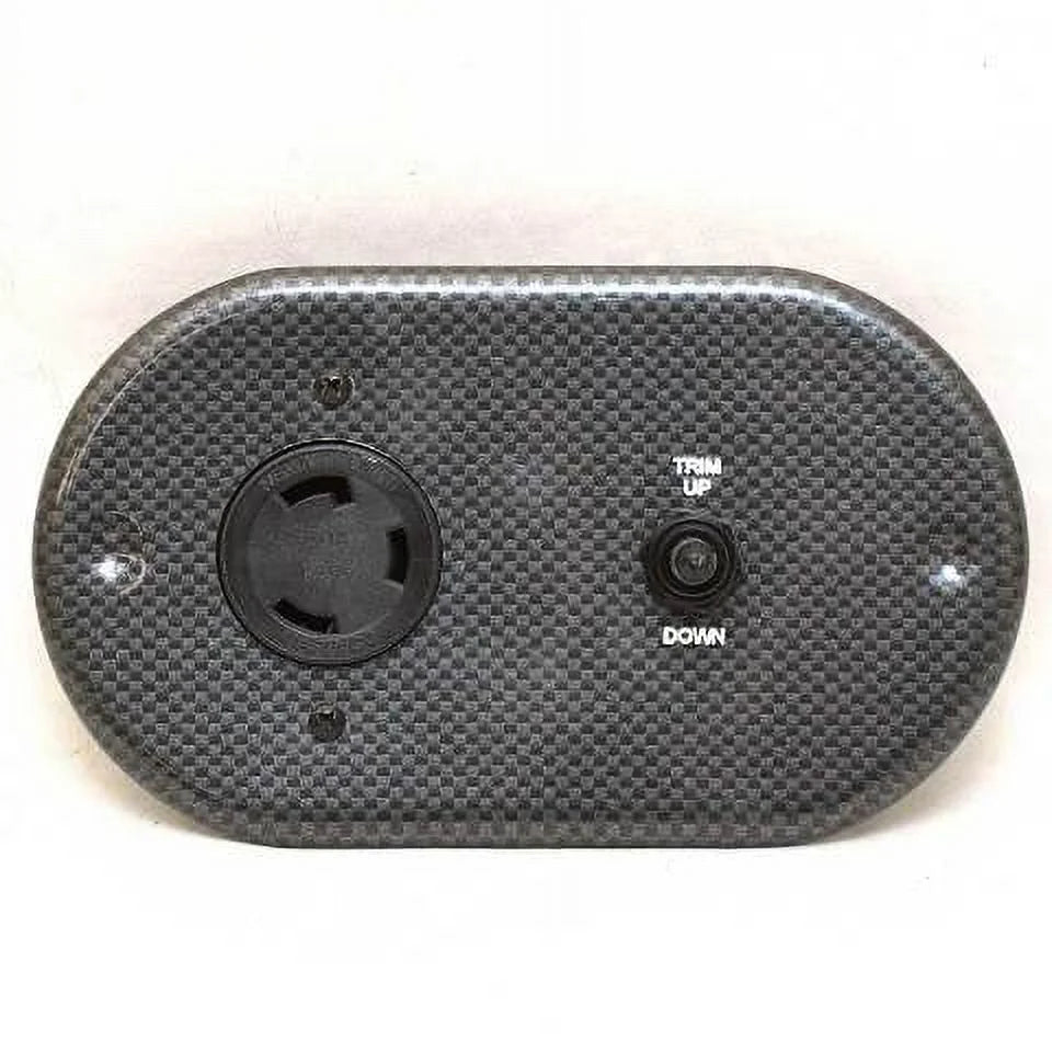 Boat Trolling Motor Panel 7 1/8 x 4 1/8 Inch 30A 125V B39754