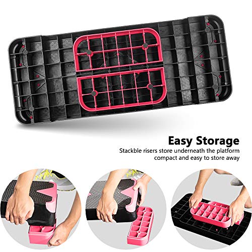 Adjustable Aerobic Stepper with 2 Risers Z42718