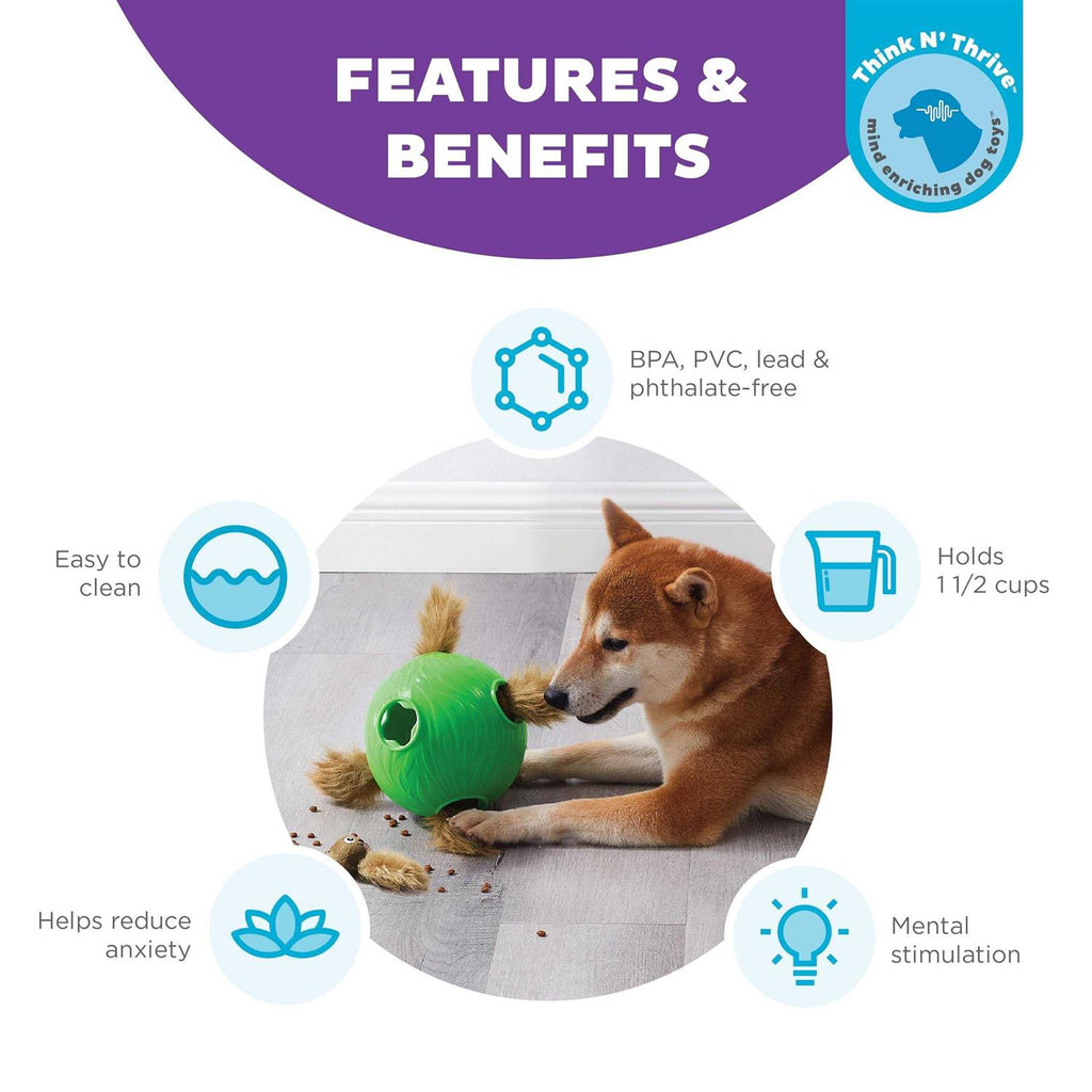Interactive Puzzle Ball & Treat Dispenser Dog Toy N63262