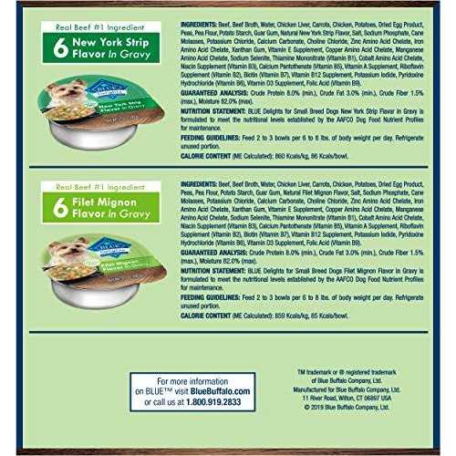 Small Breed Wet Dog Food Variety Pack F62363