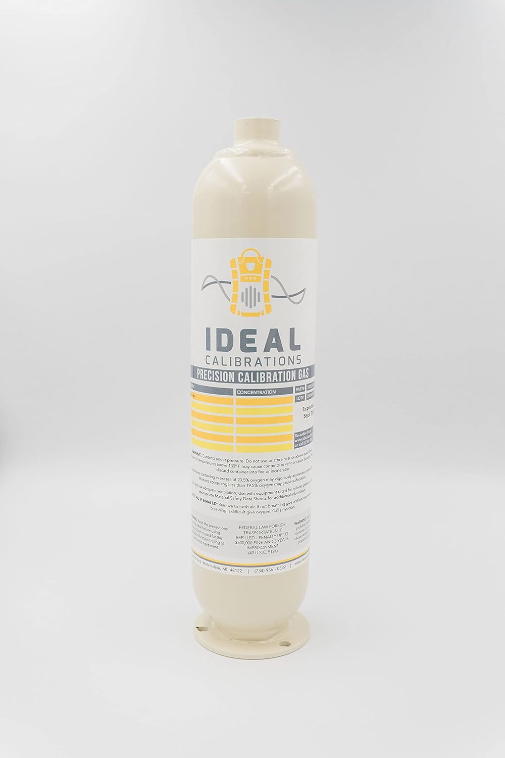 100ppm Isobutylene Calibration Gas - 103L M186