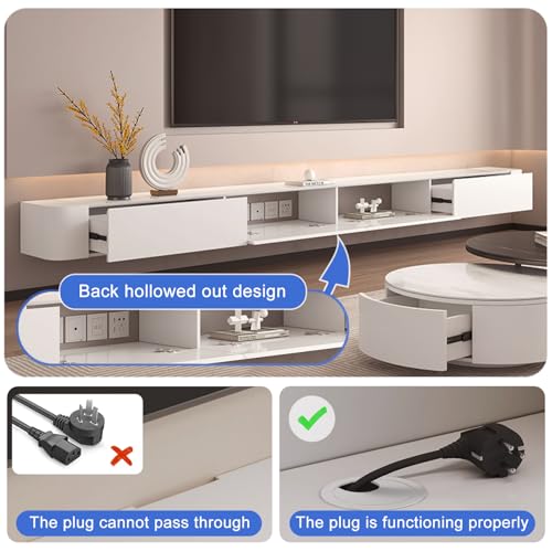 240CM Wall Mounted TV Stand with Storage L873