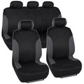 Car Seat Covers with Floor Mats and Steering Wheel Cover Full Set B285
