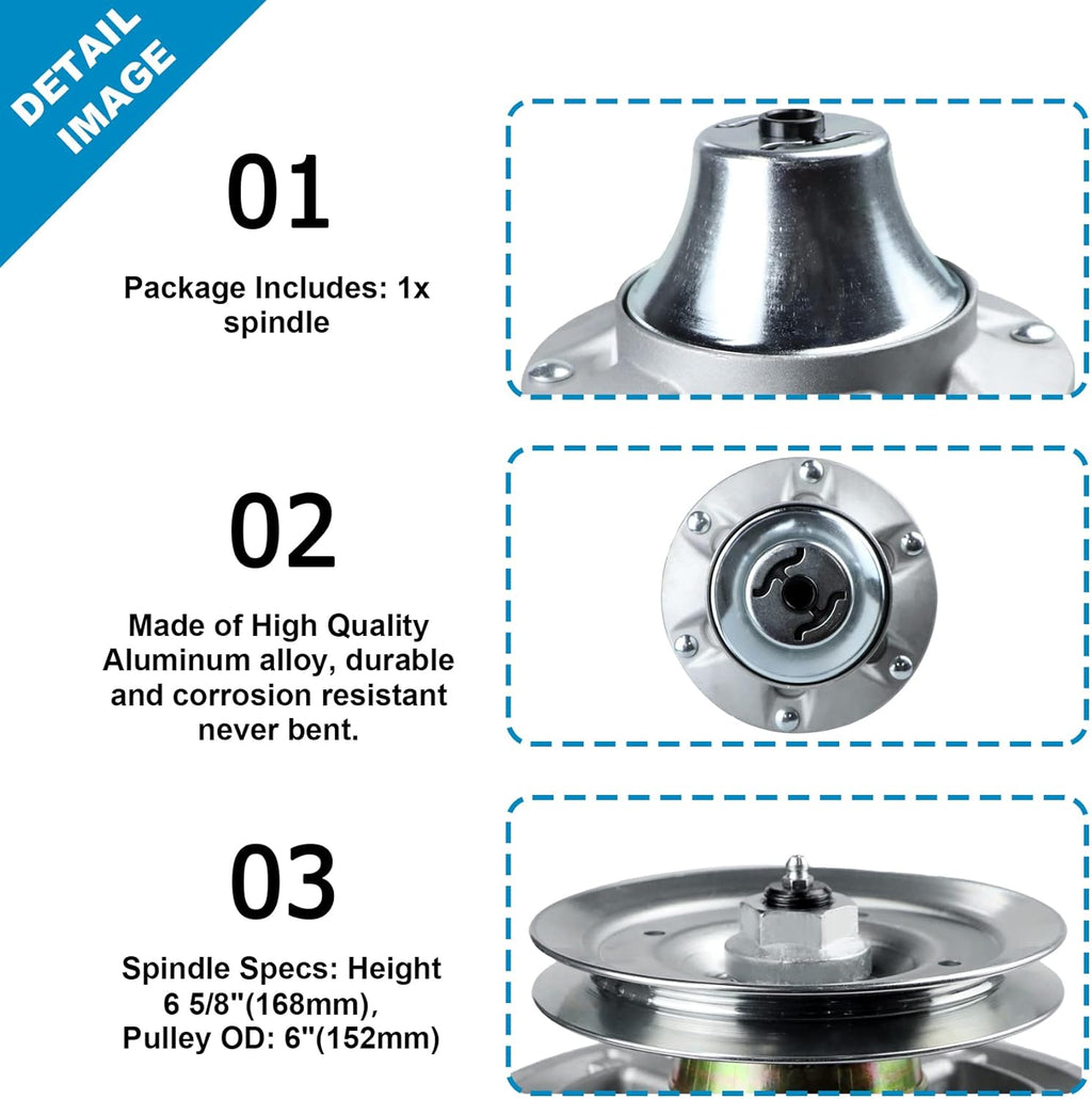 Spindle Assembly Pack of 2 for 60 inch Deck Mower Q92422