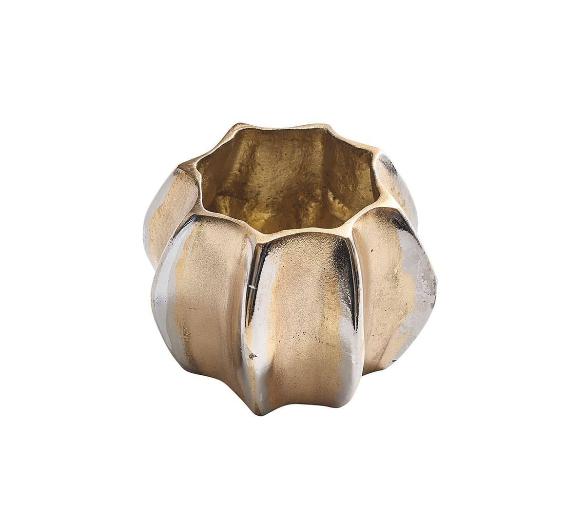 Gold & Silver Napkin Ring Set of 4 K36377