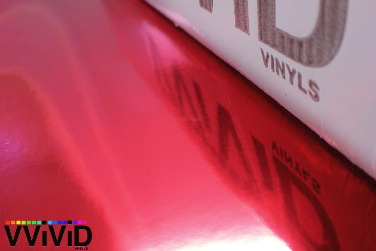 Red Mirror Chrome Cast Vinyl Wrap (50ft x 5ft) R872