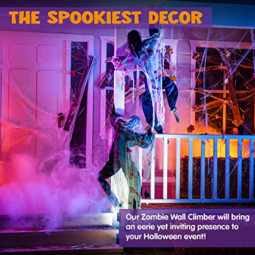 47" Halloween Climbing Zombies Wall Decoration 2 Pcs S51416