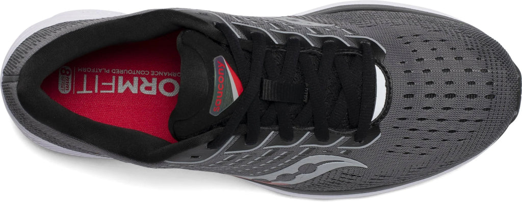 Charcoal-Black Ride Wide Running Shoes S7786