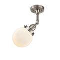 Brushed Satin Nickel Semi-Flush Mount Light V36451