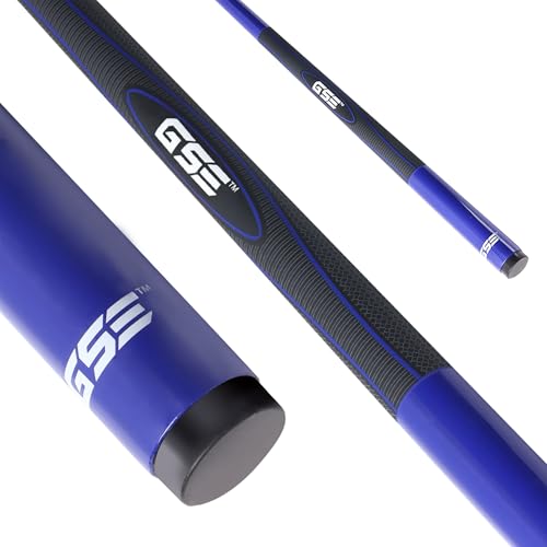 58" 2-Piece Fiberglass Graphite Composite Billiard Pool Cue Sticks N102887
