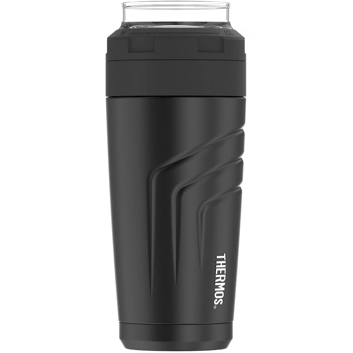 Black Stainless Steel Vacuum Insulated Wide Mouth Tumbler P1447
