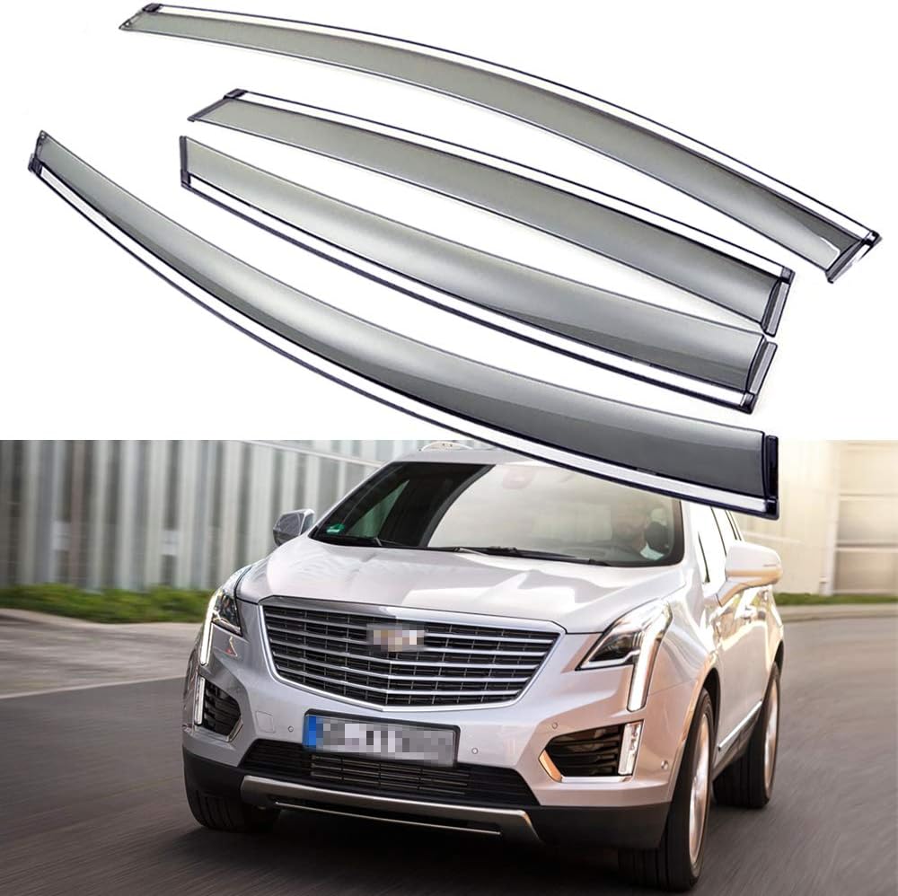 Car Window Visor Vent Shade Deflector Sun/Rain Guards R693828