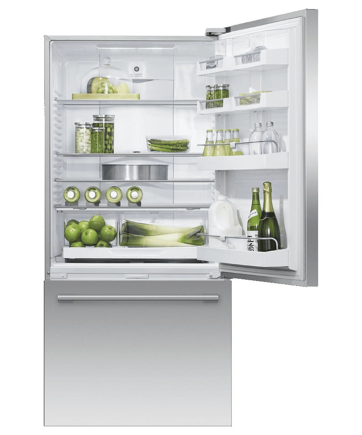 Stainless Steel Bottom Freezer Freestanding Refrigerator R2860