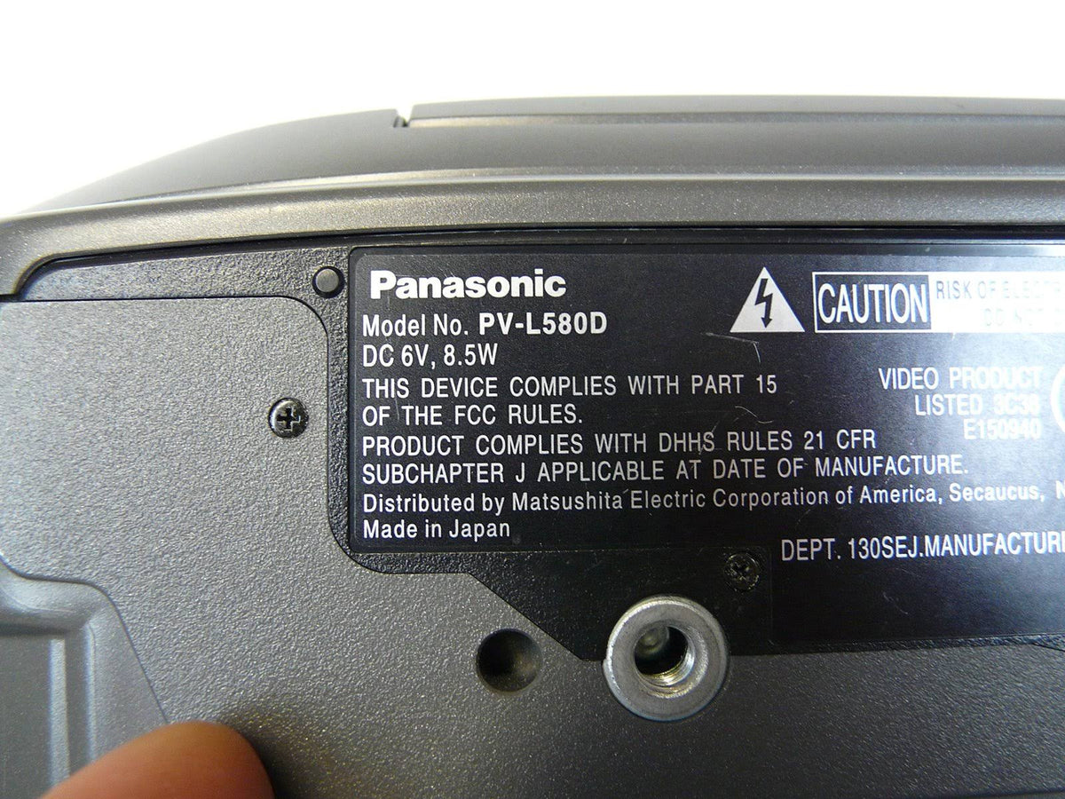 Compact VHS/VHS-C Palmcorder Camcorder Bundle K488