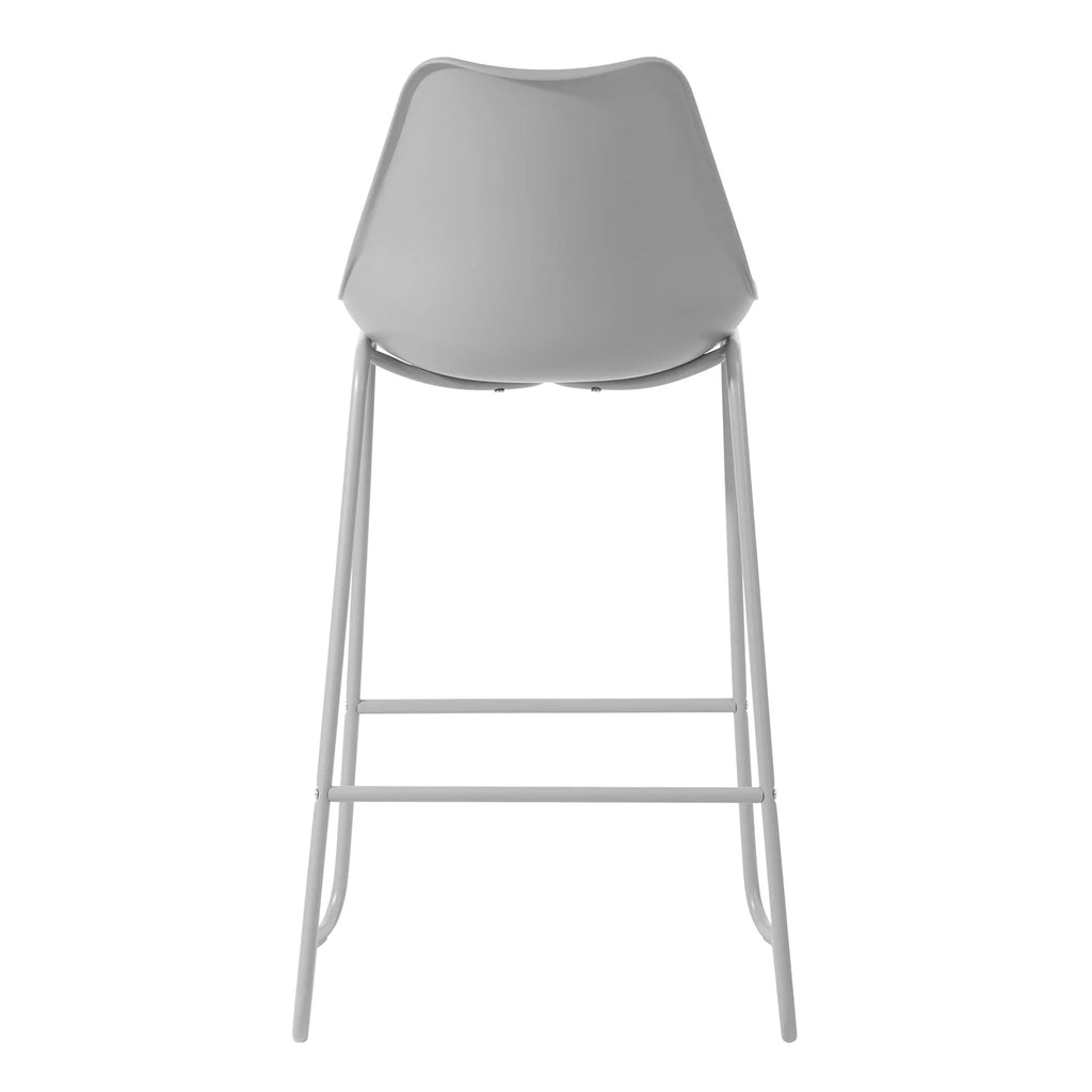 28" PU Leather Bar Stool Set of 2 with Backs S80639