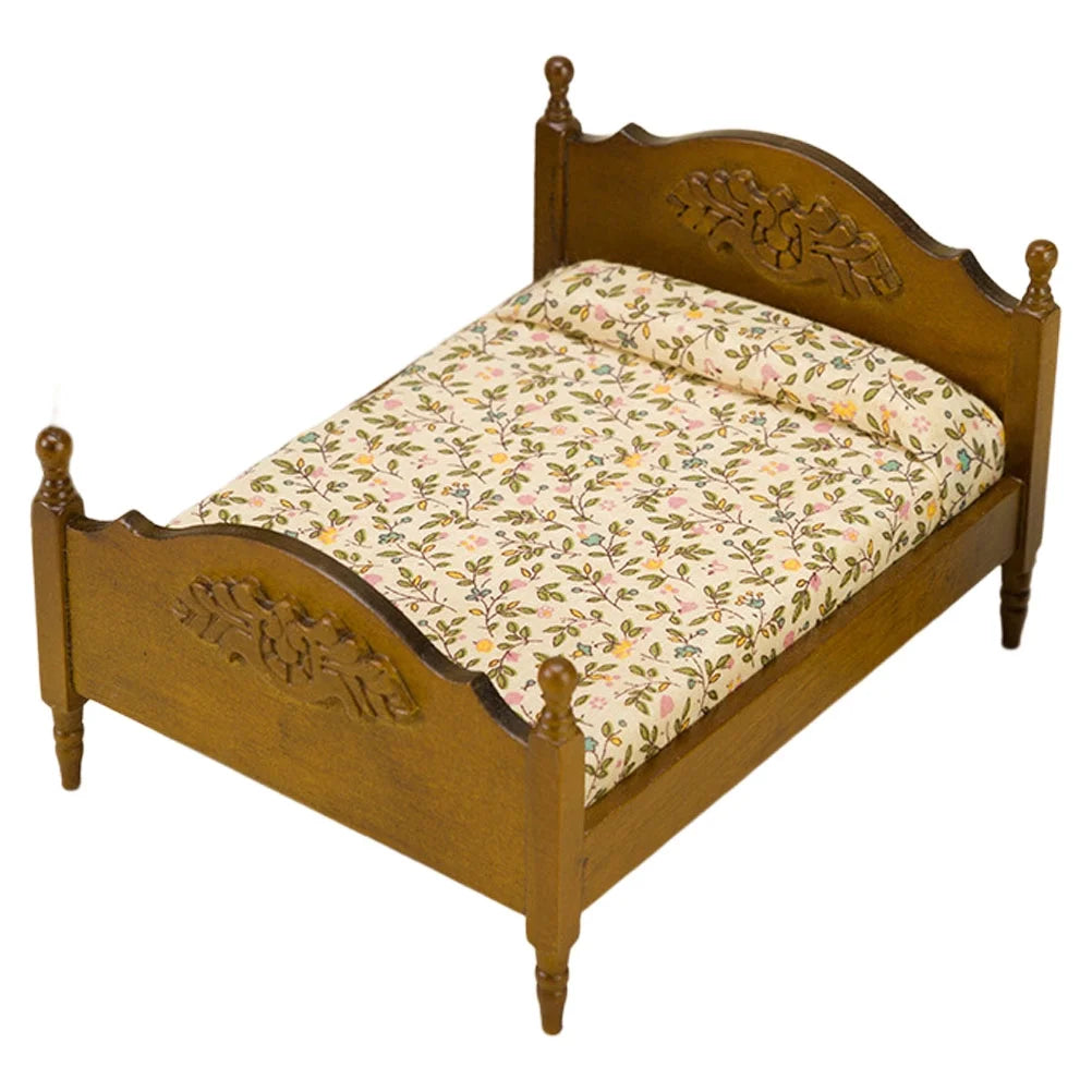 Doll House Miniature Double Bed Model S335886