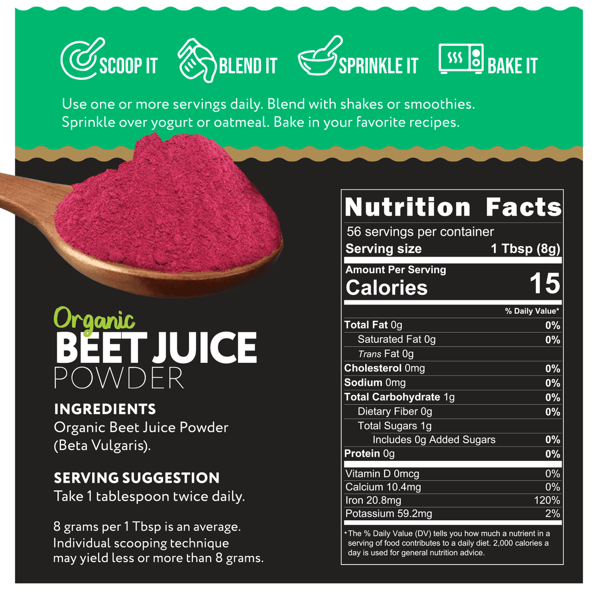 Organic Beet Root Juice Powder G2554