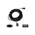 DB9 Male to Female Thru Plenum White Cable 75ft Z521600