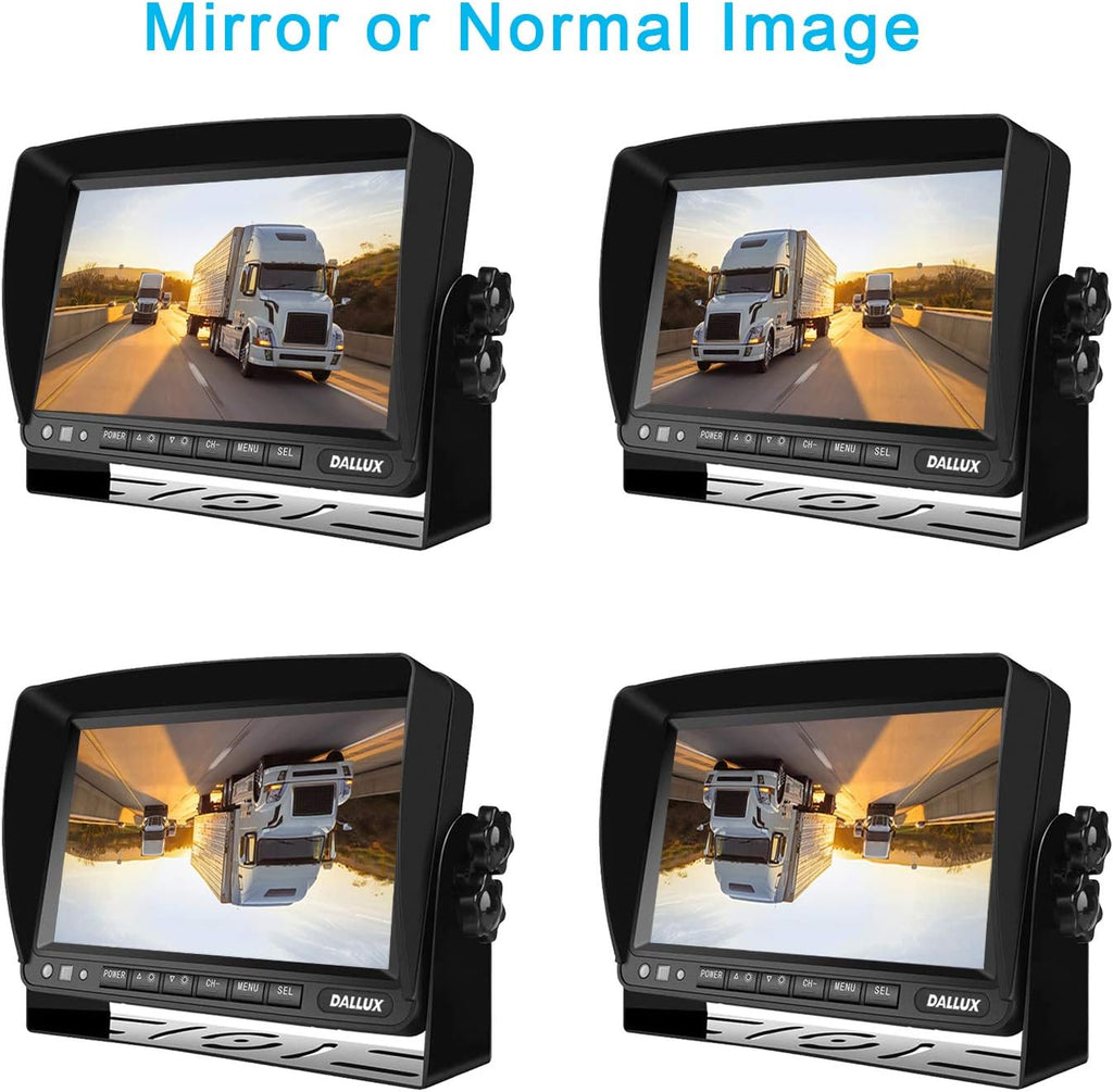 HD 1080P 7 inch Monitor Truck Backup Camera Kit R301