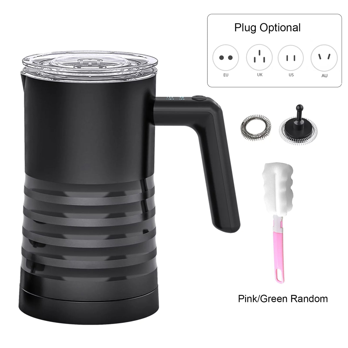 4 in 1 Electric Milk Frother Steamer 580ml Stainless Steel T331