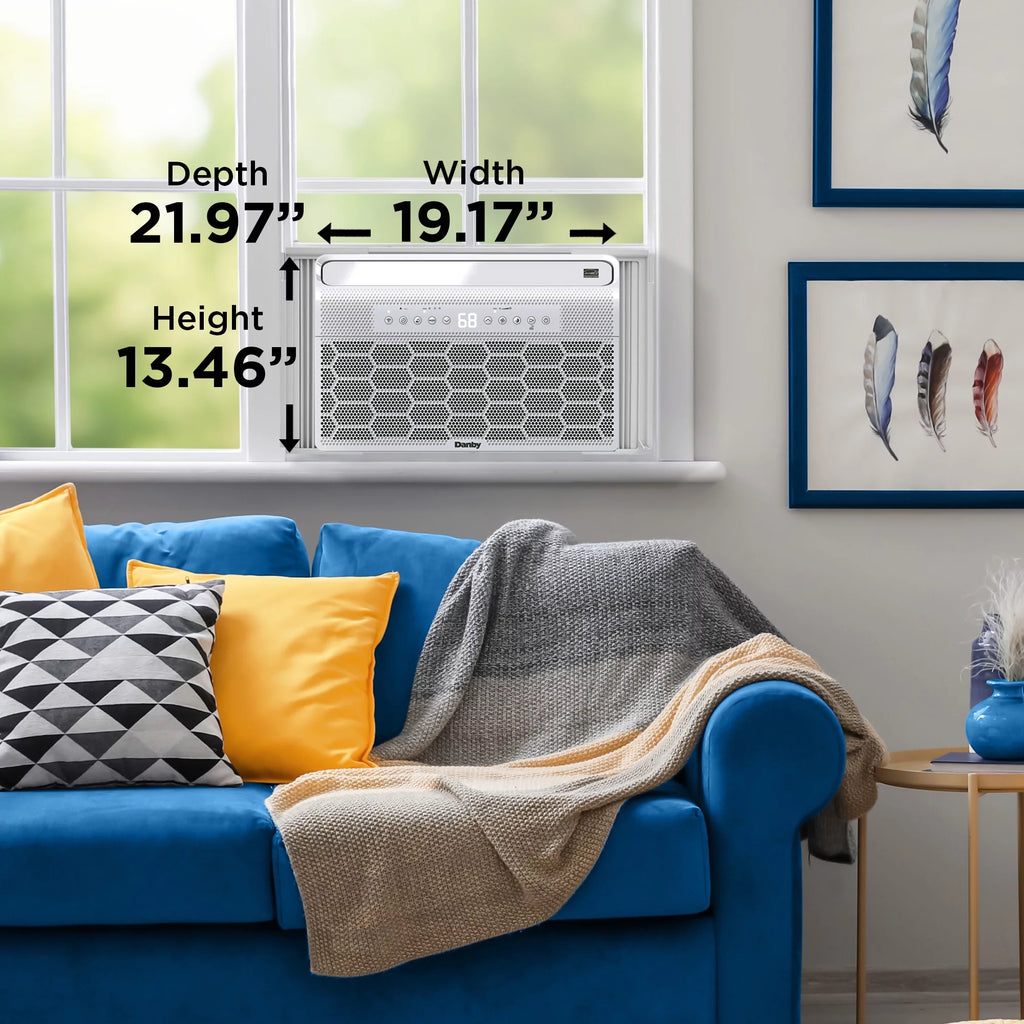 8,000 BTU White U-Shape Window Air Conditioner Q905