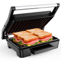2 Slice Stainless Steel Non-Stick Panini Press K94719