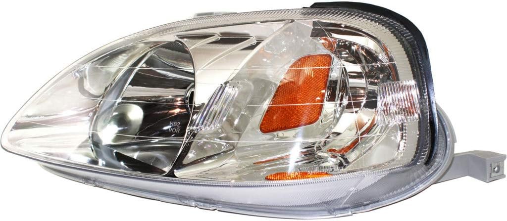 Headlight Assembly Unit Pair for Honda Civic 1999 2000 Y938