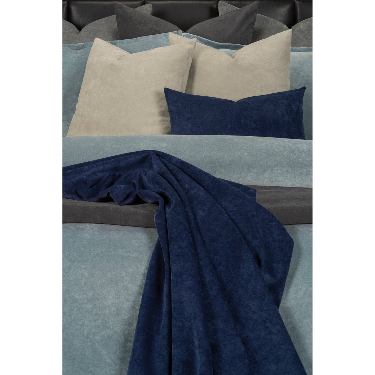 Twin 4 Piece Duvet Cover and Insert Set Sea Blue G8855