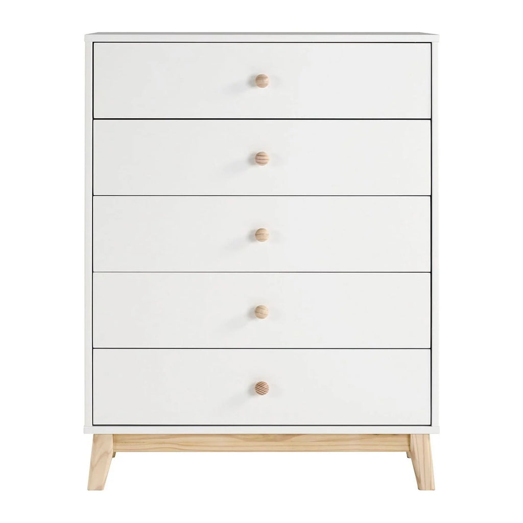 White 5-Drawer Chest W533