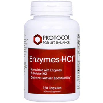 Enzymes-HCl 120 caps J866