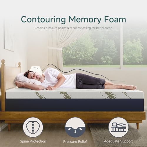 Queen Gel Memory Foam Mattress N810179