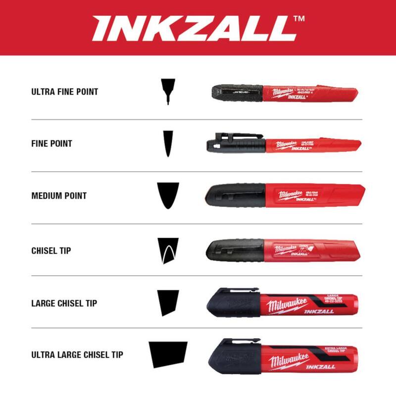 Black Fine Point Permanent Marker 108-Pack H52970