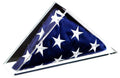 Clear Acrylic American Flag Display Case Wall Mount N5856