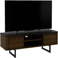 Brown 2-Door TV Stand with Storage Cabinets C66457